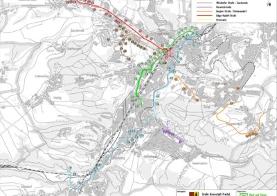 Radverkehrskonzeption 2016, Stadtgebiet Freital